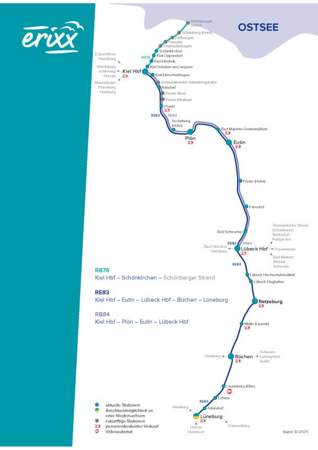 Streckennetz erixx SH A4 12 25 