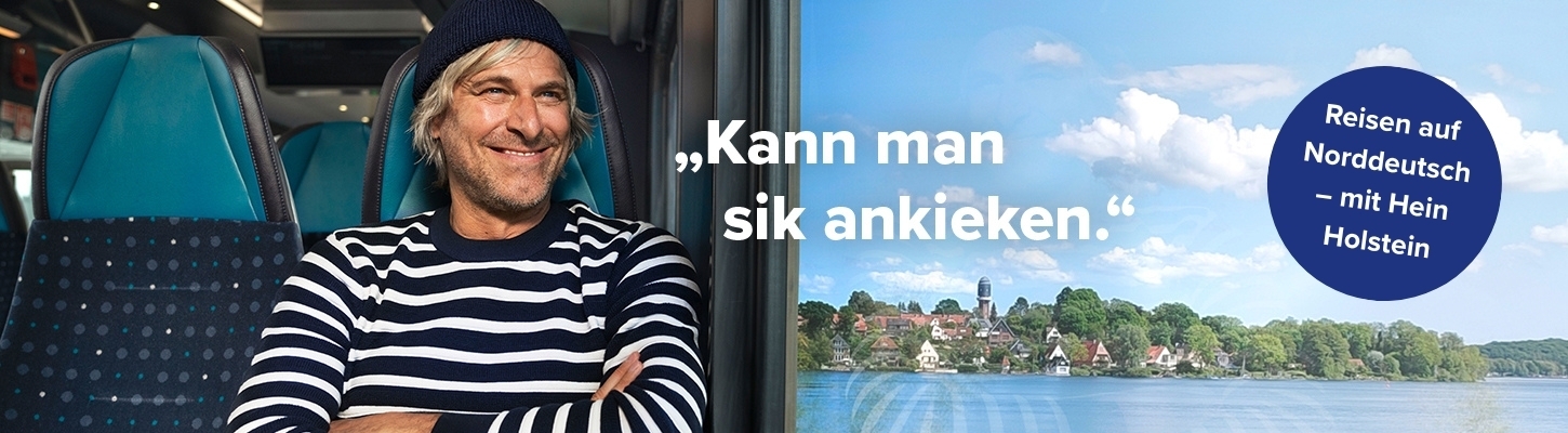 Reisen auf Norddeutsch mit Hein Holstein